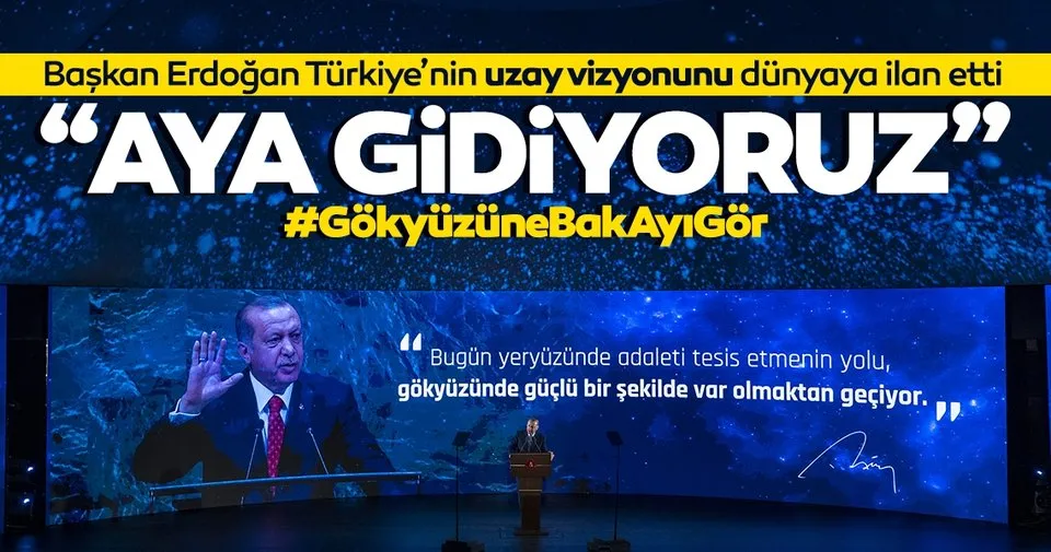 Son dakika haberi Başkan Erdoğan Türkiye'nin Uzay vizyonunu ilan etti