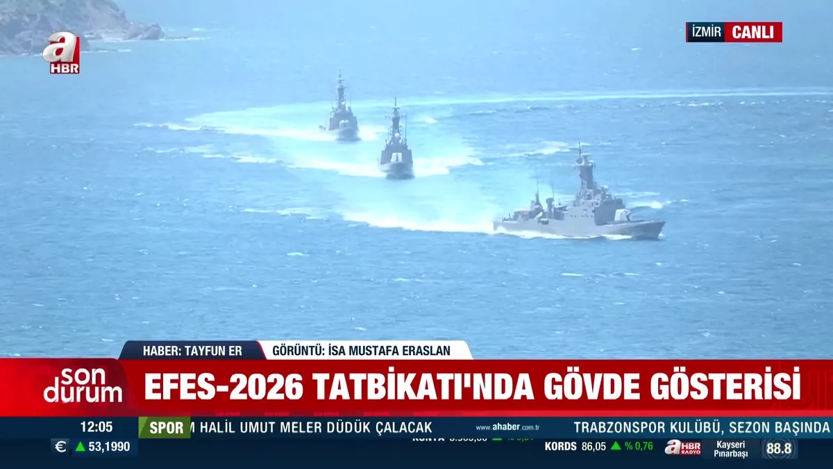 Başkan Erdoğan, EFES-2026 Tatbikatı için İzmir’de videosunu izle Başkan Erdoğan, EFES-2026 Tatbikatı için İzmir’de videosunu izle