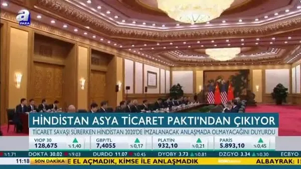 Hindistan, Asya Ticaret Paktı'ndan çıkıyor
