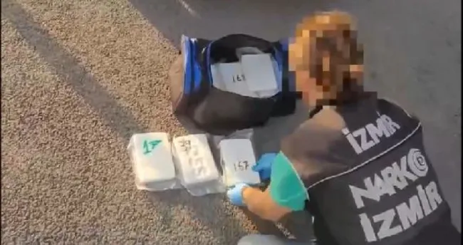 İzmir'de uyuşturucu operasyonu: 10 kilo 620 gram kokain ele geçirildi