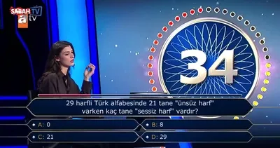 Kim Milyoner Olmak İster’de yarışmacıdan erken veda! Alfabe sorusuna bu cevabı verdi…