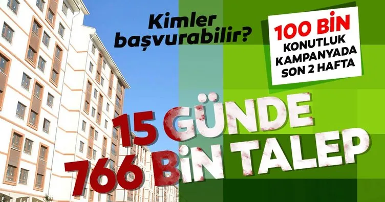 Hafta15 günde 766 bin talep