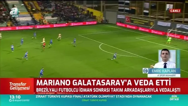 Mariano Galatasaray'a veda etti