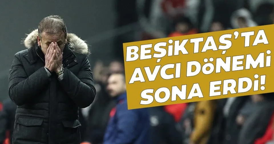 Beşiktaş'ta Abdullah Avcı dönemi sona erdi
