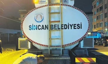 Ankara’daki su krizine tankerli çözüm