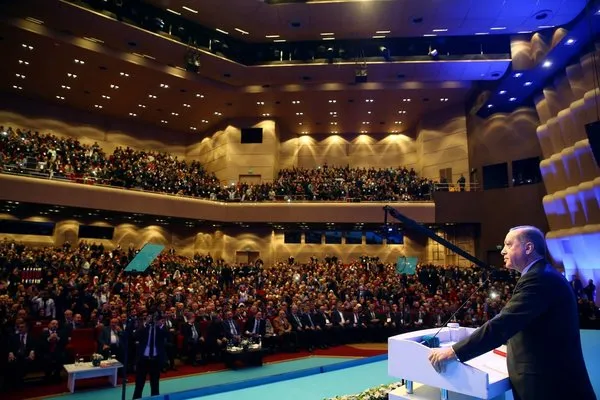 Erdoğan Cumhurbaşkanlığı Sistemi Sempozyumu'na katıldı