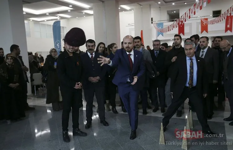 Dünya Etnospor Konfederasyonu Başkanı Bilal Erdoğan, Ankara’da öğrencilerle buluştu