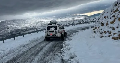 Siirt'te 14 köy yolu açıldı, hasta vatandaş kurtarıldı #siirt