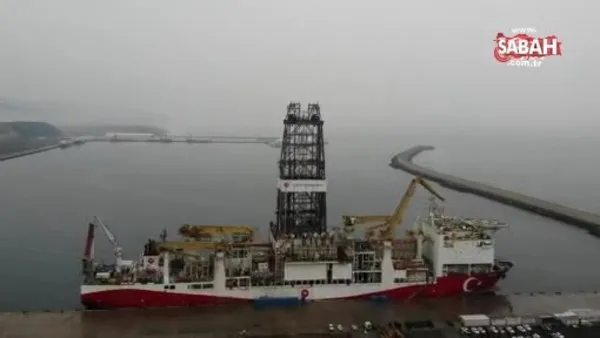 Yavuz Sondaj Gemisi Karadeniz'deki ilk seferine hazırlanıyor | Video