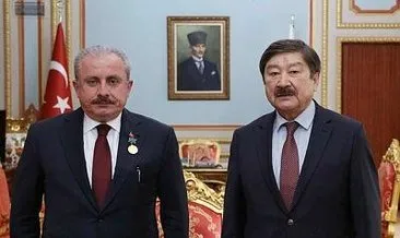 TBMM Başkanı Şentop, TÜRKSOY Genel Sekreteri Kaseinov’u kabul etti