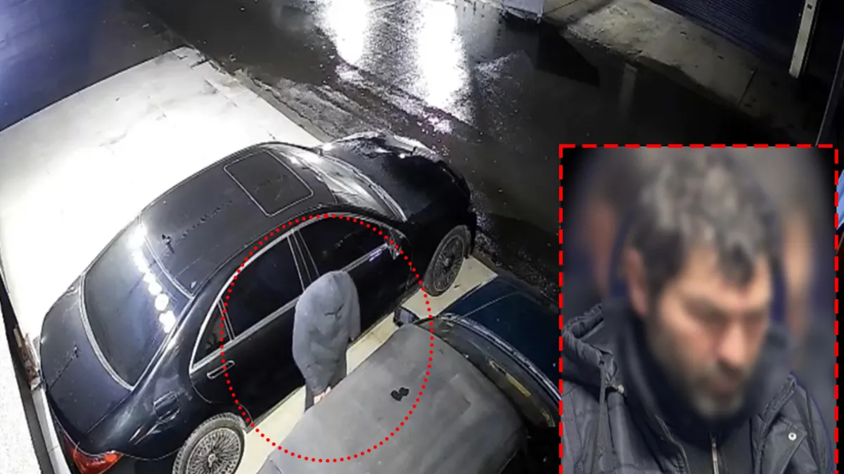 Maslak'ta oto sanayide hırsızlık! Milyonluk araban