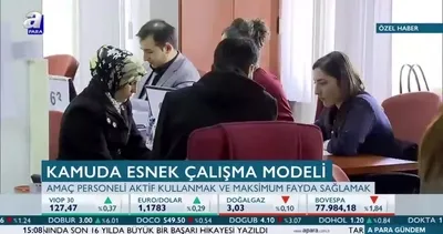Kamuda esnek çalışma modeli geliyor!