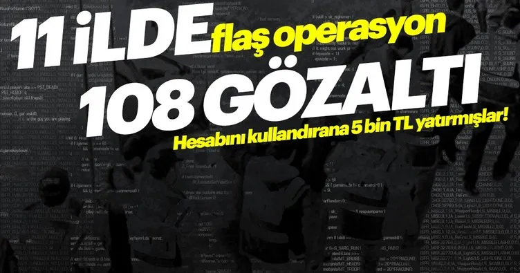 Adana merkezli yasa dışı bahis operasyonunda flaş! 108 gözaltı