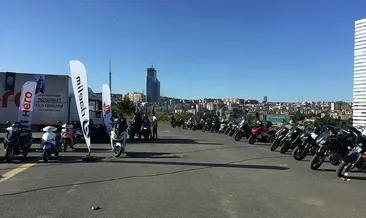 Minik kalpler için motosiklet panayırı