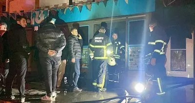 Markette çıkan yangın paniğe neden oldu #osmaniye