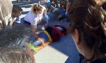 Pazardan dönen anne ile kızını otomobil ezdi #antalya