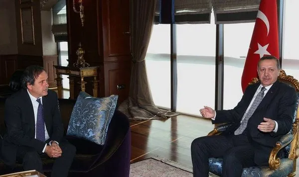 Erdoğan - Platini görüşmesi