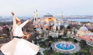 Tarihi meydanda 750 semazen