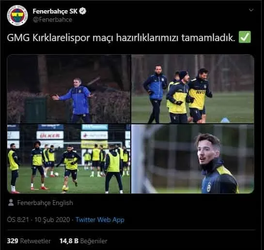 Fenerbahçe'den şaşırtan paylaşım! Ersun Yanal...