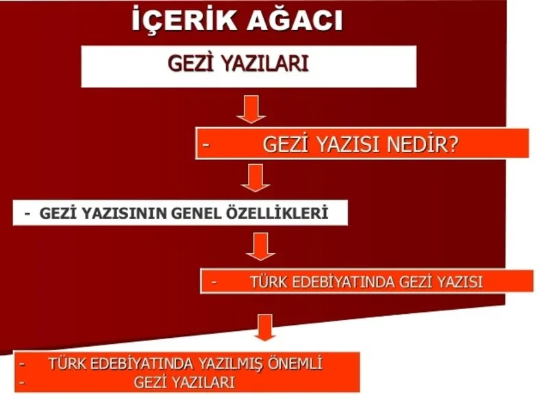 gezi yazisi nedir ozellikleri nelerdir