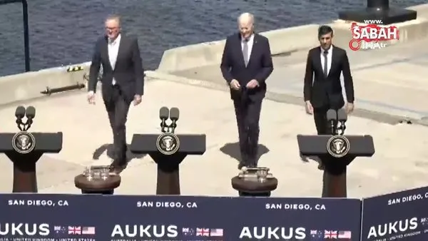 ABD, İngiltere ve Avustralya liderlerinden üçlü AUKUS zirvesi | Video