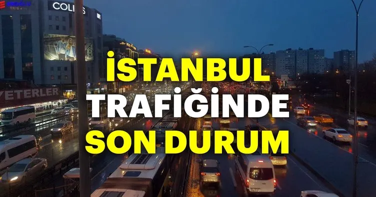Son Dakika Haberi Istanbul Da Yagan Yagmur Trafigi Felc Etti Iste Istanbul Trafiginde Son Durum Sabah