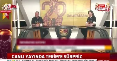 Galatasaraylı futbolculardan Fatih Terim’e canlı yayında sürpriz