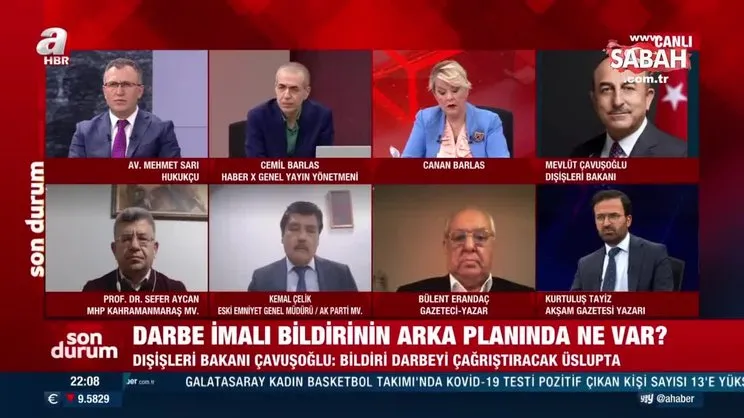 Dışişleri Bakanı Mevlüt Çavuşoğlu: Bildiri darbeyi çağrıştıracak üslupta