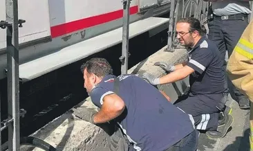 Tramvayda duman paniği