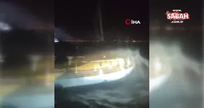 Lodos fırtınası Kuzey Ege’de etkili oluyor: 9 gemi Edremit Körfezi’ne sığındı
