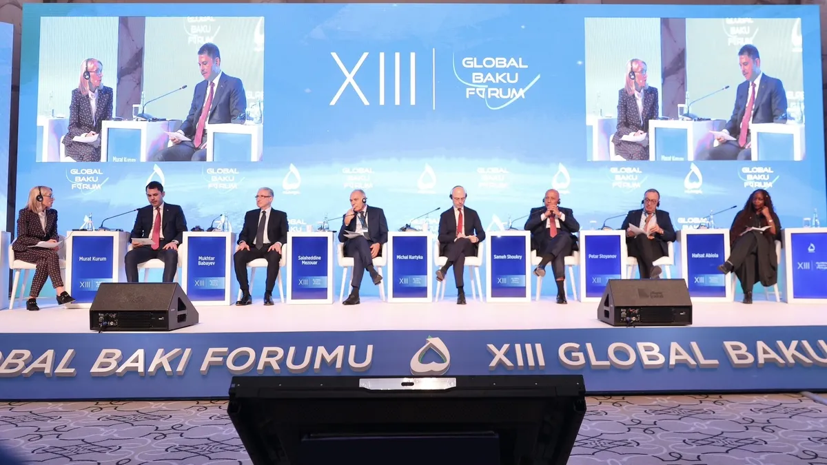 Bakan Kurum Türkiye’nin COP31 vizyonunu anlattı: Dünyada hiçbir ülkenin geride kalmayacak Bakan Kurum Türkiye’nin COP31 vizyonunu anlattı: Dünyada hiçbir ülkenin geride kalmayacak