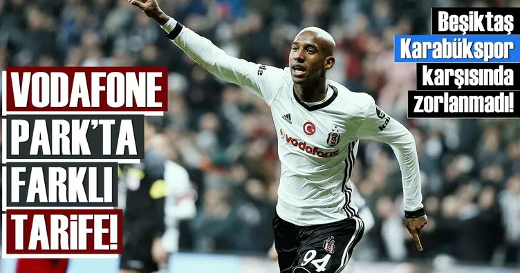 Beşiktaş sahasında Karabükspor’u 5 golle yendi
