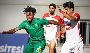 Amedspor özel maçta tek golle galip!
