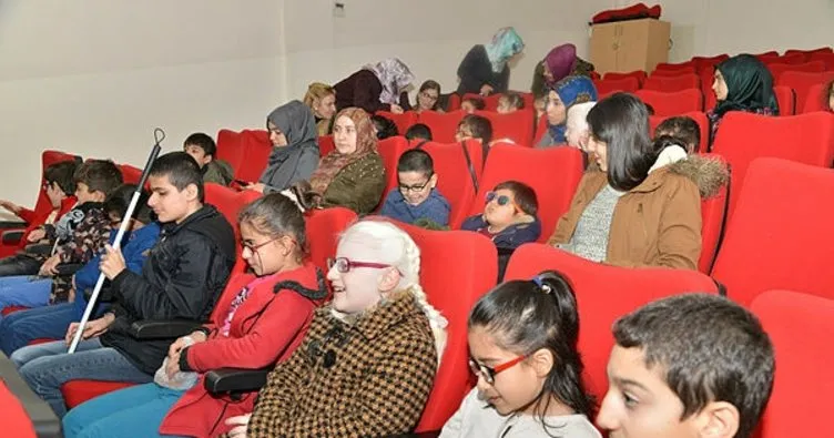 Görme engelli çocuklar için sesli sinema etkinliği düzenlendi