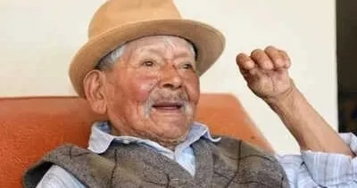 124 yaşında ve hiçbir hastalığı yok! Dünyanın en yaşlı adamı sadece bu 2 yiyecekle besleniyor