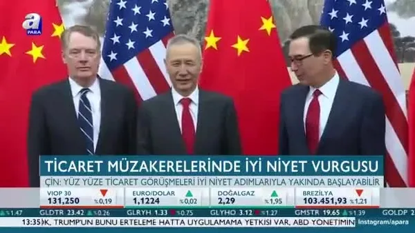 Çin'den ABD'ye müzakerelerde iyi niyet çağrısı