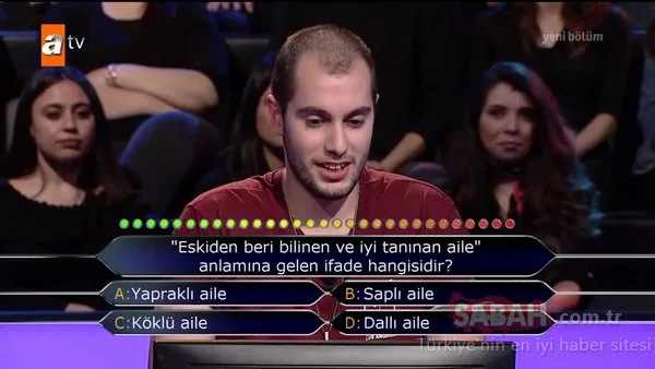Cevabı duyunca şaşıracaksınız! Kim Milyoner Olmak İster 833. bölüm soru ve cevapları