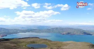 Yağışlar arttı, Hazababa dağındaki göl tekrar doldu | Video