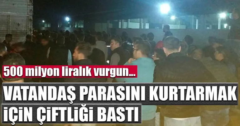 Çiftlik Bank mağdurları çiftliği bastı