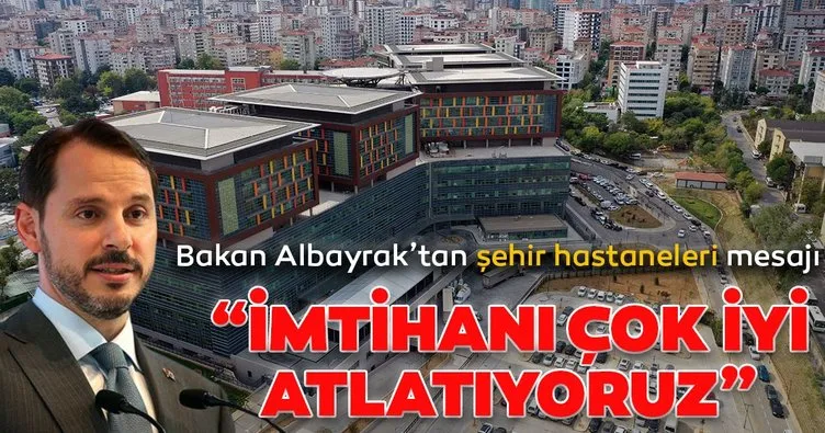 Bakan Albayrak’tan Göztepe Şehir Hastanesi paylaşımı: