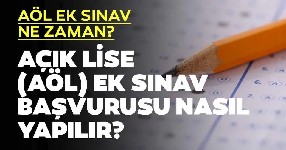 en hizli aol ek sinav giris belgesi ne zaman aciklanacak
