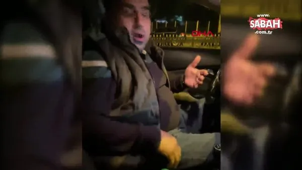 Trafiğe girmek istemeyen taksicinin yolcusuna söyledikleri şaşırttı! ''Gel sen sür'' | Video