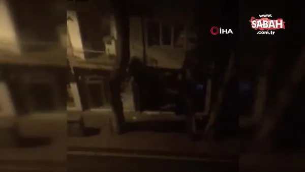 Polatlı'da iş yeri sahibiyle saldırganlar arasında bıçaklı ve sopalı kavga kamerada | Video