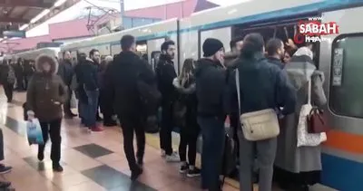 İstanbul’da metro seferlerinde aksama | Video
