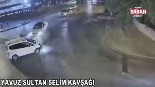 Gaziantep’te ilginç kazalar kameralara yansıdı | Video