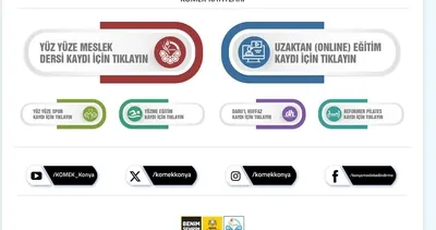 KOMEK KAYIT OLMA EKRANI TIKLA BAŞVUR 2023: Konya KOMEK kayıtları nasıl ve nereden yapılır, branşlar ve kurslar neler?