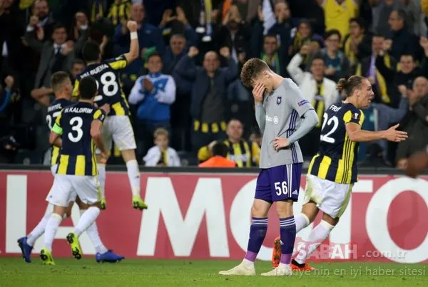 Fenerbahçe - Anderlecht maçından kareler