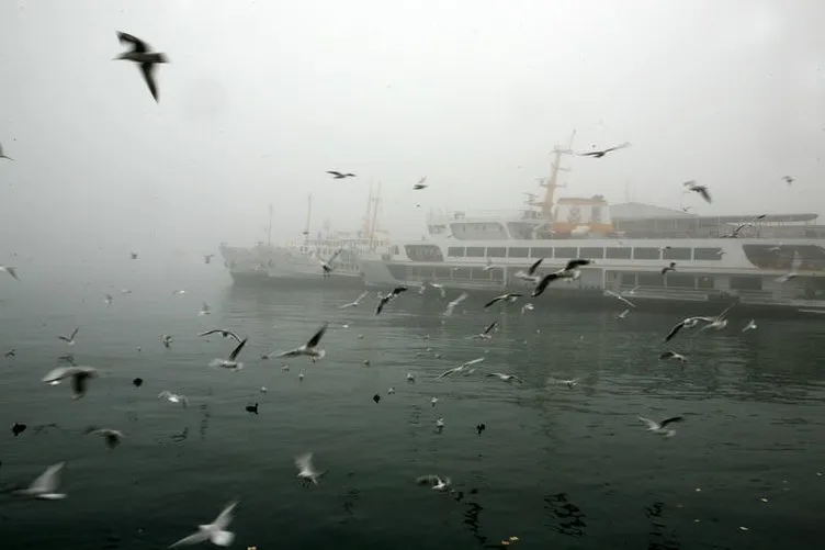 İstanbul’da sis hayatı felç etti
