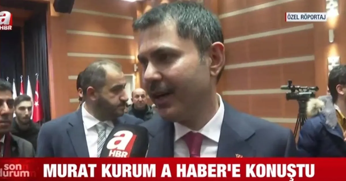 Murat Kurum'dan A Haber'e özel açıklama: Hep birlikte koşturmaya devam edeceğiz