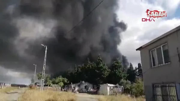 Son dakika! İstanbul Silivri'de fabrika yangını | Video